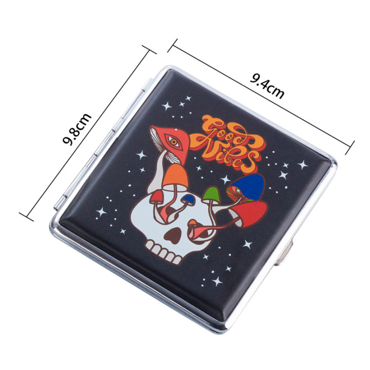 PITILLERA CIGARRILLOS CHAM CIG CASE MUSHROOM 1X12