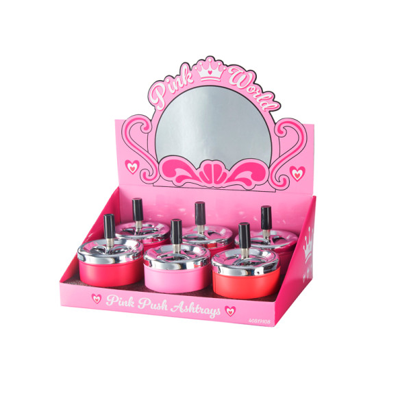 CENICERO METALICO CHAMP VARIATION OF PINK PUSH 1X6