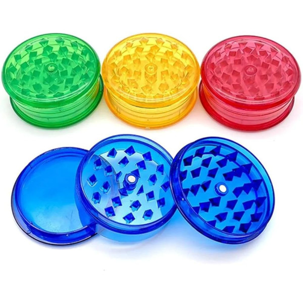 GRINDER CHAMP PLASTIC COLOURS 42MM. 1X24