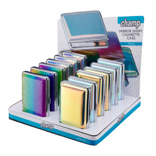 PITILLERA CIGARRILLOS CHAMP MIRROR SHINY 14CIG 1X12 2