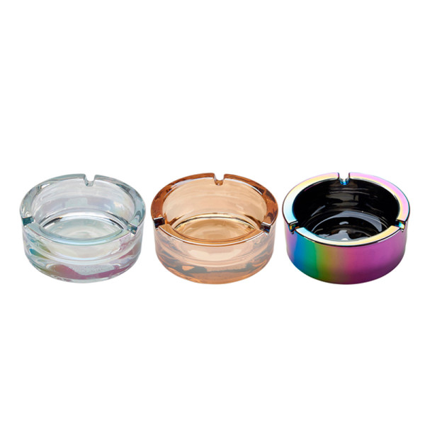 CENICEROS CHAMP CRISTAL REDONDO RAINBOW 1X8