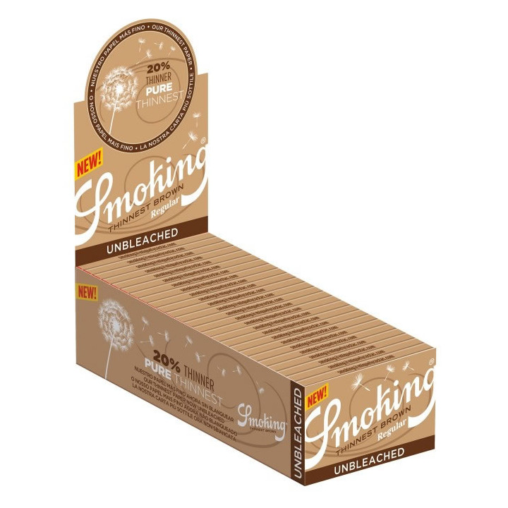 Papel Smoking Thinnest 70mm. Nº 8 brown 50 Uds.