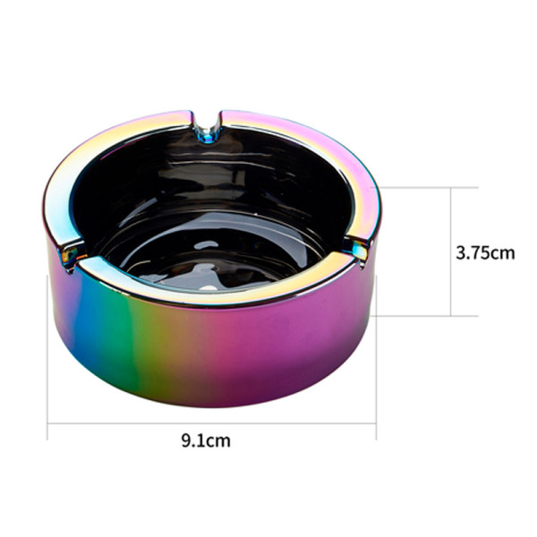 CENICEROS CHAMP CRISTAL REDONDO RAINBOW 1X8