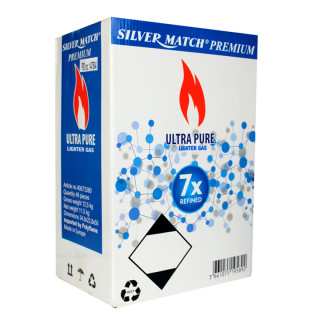 GAS ULTRA PURE SILVER MATCH 300ML 1X12 2