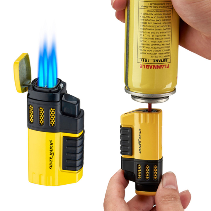 ENCENDEDOR SILVER MATCH AMSTERDAM JET FLAME 1X6