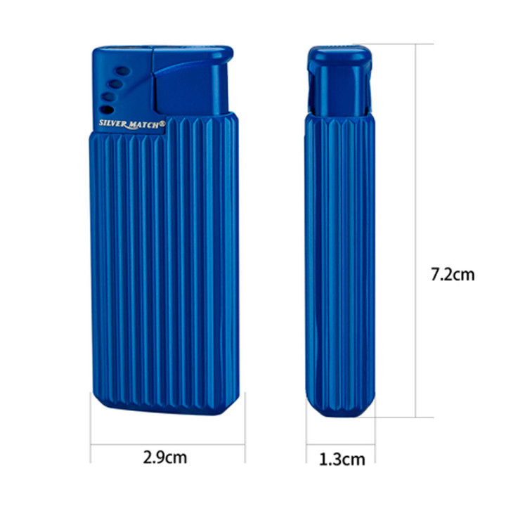 ENCENDEDOR SILVER MATCH VIENNE JET FLAME 1X6