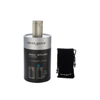 ENCENDEDOR SILVER MATCH JET FLAMES LONDON 1X8 2