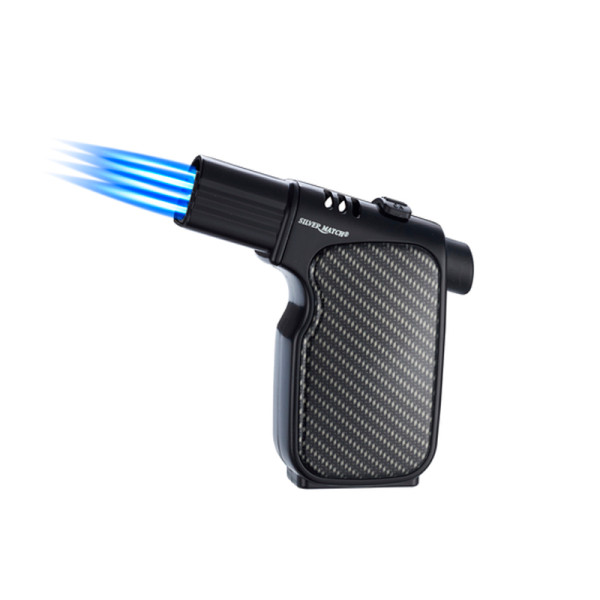 ENCENDEDOR SILVER MATCH PRAGUE JET FLAME 1X2