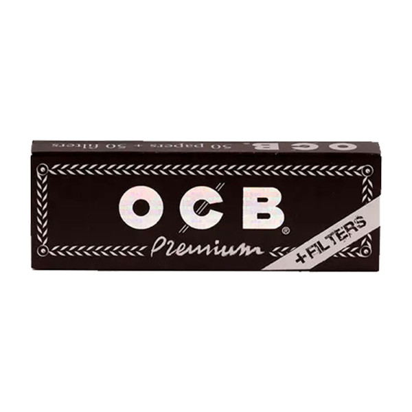 Papel OCB Premium 1 1/4 78mm. con tips 24 Uds.