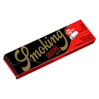 PAPEL SMOKING KING SIZE + TIPS BLACK DE LUXE  1X24