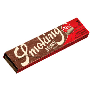 PAPEL SMOKING KING SIZE + TIPS BROWN 1X24
