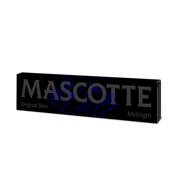 PAPEL MASCOTTE MIDNIGHT ORIGINAL SLIM MAGNETICO + TIPS 1X26
