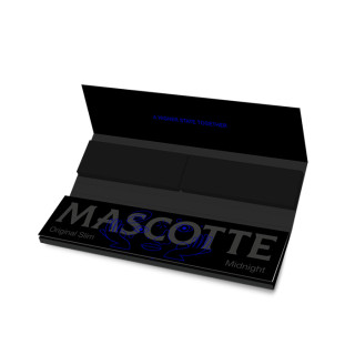 PAPEL MASCOTTE MIDNIGHT ORIGINAL SLIM MAGNETICO + TIPS 1X26 2