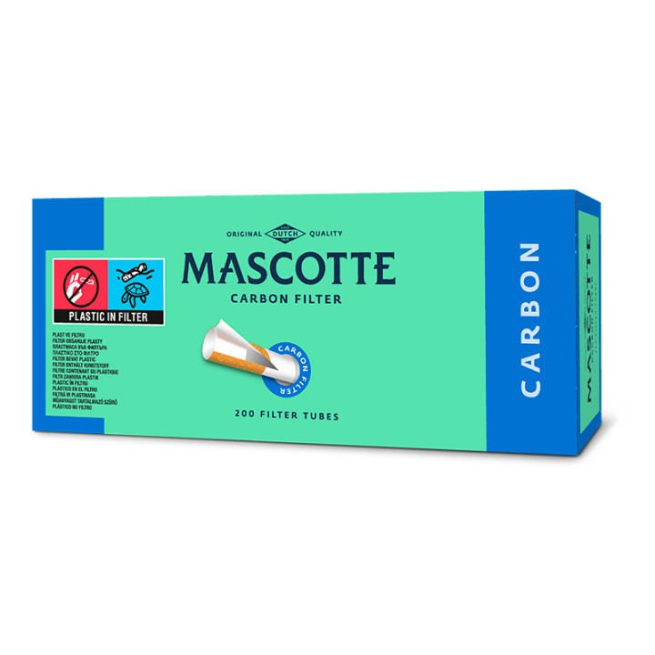 Tubos Mascotte carbón 200 50uds.