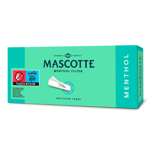 Tubos Mascotte menthol 200 50uds.