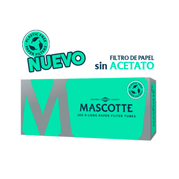 Tubos Mascotte Xlong 200 filtro papel 50uds.