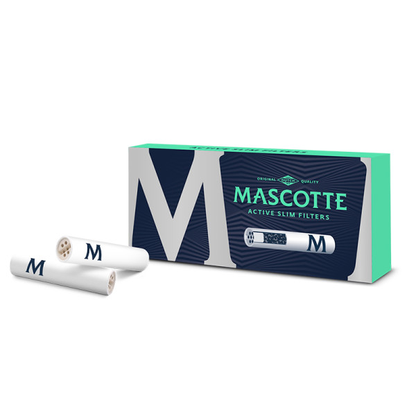 Filtros Mascotte carbón activo cartón 20uds.