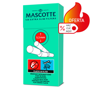 Filtros Mascotte extra slim 126  pre-cut 10uds.