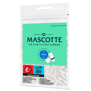 Filtros Mascotte slim carbón 20uds.