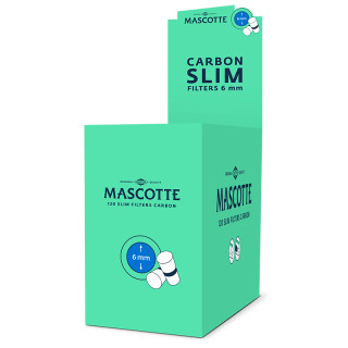 Filtros Mascotte slim carbón 20uds. 2