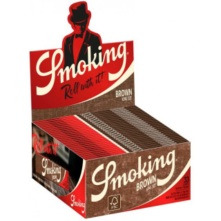 PAPEL SMOKING KING SIZE BROWN 1X50 2