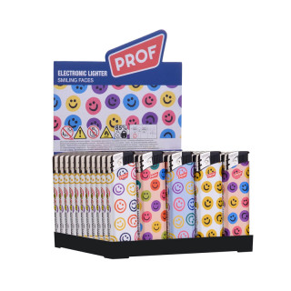 ENCENDEDOR ELECTRONICO PROF SMILING FACES 1X50