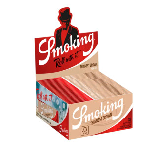 PAPEL SMOKING THINNEST BROWN KING SIZE 1X50