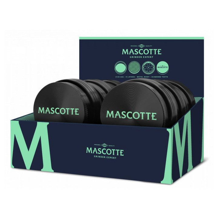 Grinder Mascotte metálico Expert 63mm 6uds.