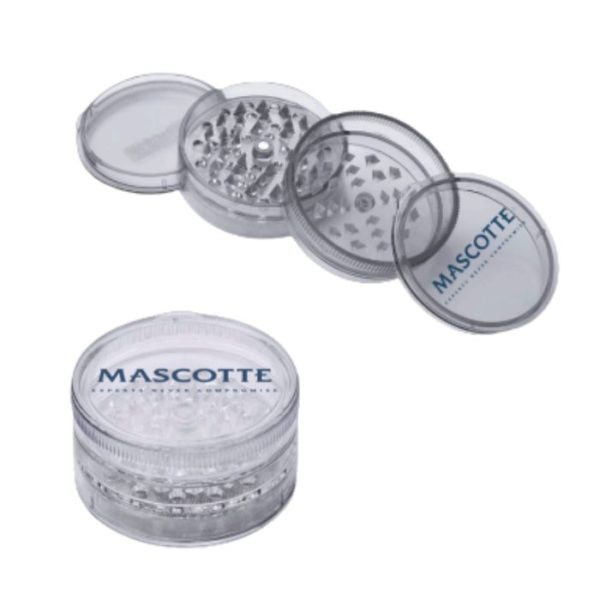 Grinder Mascotte plástico 4 partes 60mm 24uds.