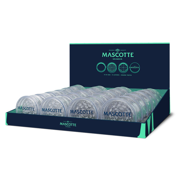 Grinder Mascotte plástico 4 partes 60mm 24uds.