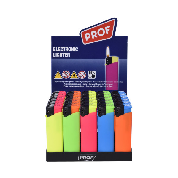 ENCENDEDOR PROF. BI-COLOR RUBBER TOUCH DEL 1X50