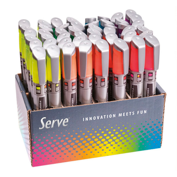 MARCADOR FLUORESCENTE COLORES SURTIDOS EXP. 48 UDS. 1X48