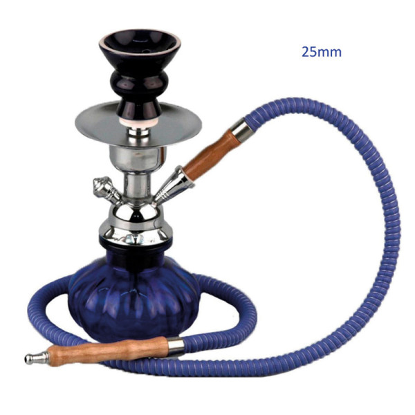 SHISHA SINAI CRISTAL 1 MANGUERA 25CM AZUL