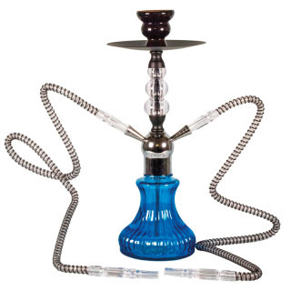 SHISHA AKABA 2 MANGUERAS 40CM AZUL