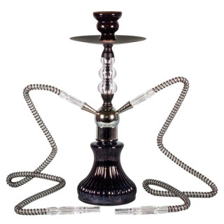 SHISHA AKABA 2 MANGUERAS 40CM NEGRA