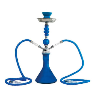 SHISHA EXP. AZUL  48CM 2 MANGUERAS
