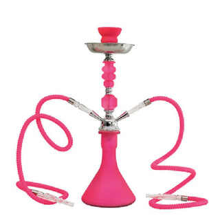 SHISHA EXP. ROSA  48CM 2 MANGUERAS