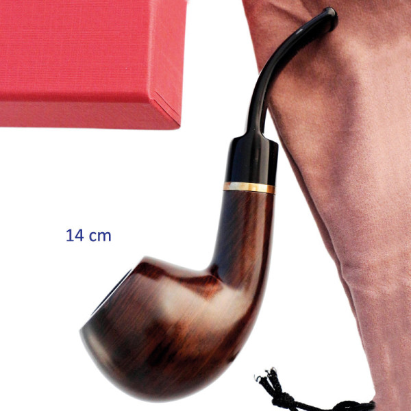 PIPA DE MADERA OSCURA 14 CM. MOD 46788 1 UD