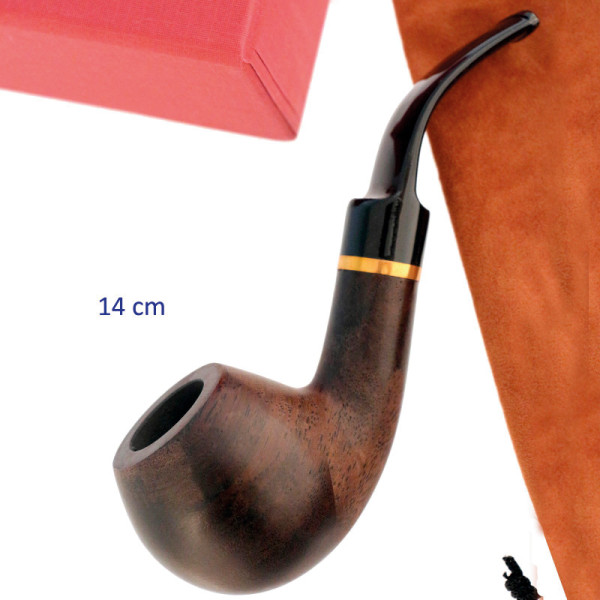 PIPA DE MADERA CLARA 14 CM. MOD. 46792 1UD