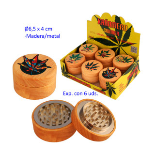 GRINDER KAÑAMERO 2 PARTES 6,5 CM. 1X6