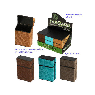 PITILLERAS CAJETILLA ACRILICA EN 4 COLORES SURTIDOS 6,2X9,5X3 CM.