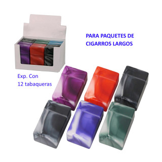 PITILLERA CAJETILLA ACRILICA COOL EN COLORES SURTIDOS 1X12