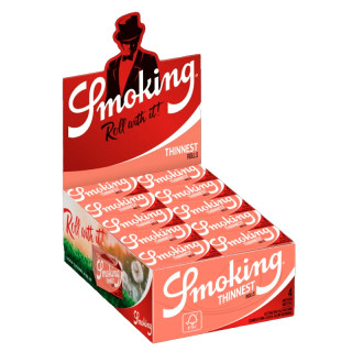 PAPEL SMOKING ROLLS 4MTS THINNEST 1X24 2