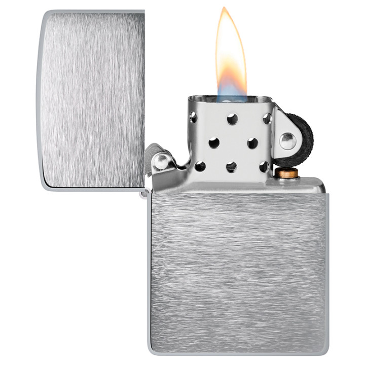 ENCENDEDOR ZIPPO BRUSHED CHROME