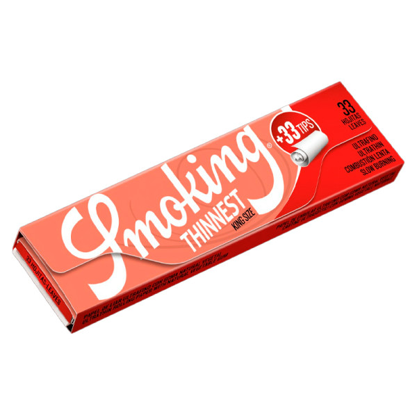 PAPEL SMOKING SLIM + TIPS THINNIEST 1X24