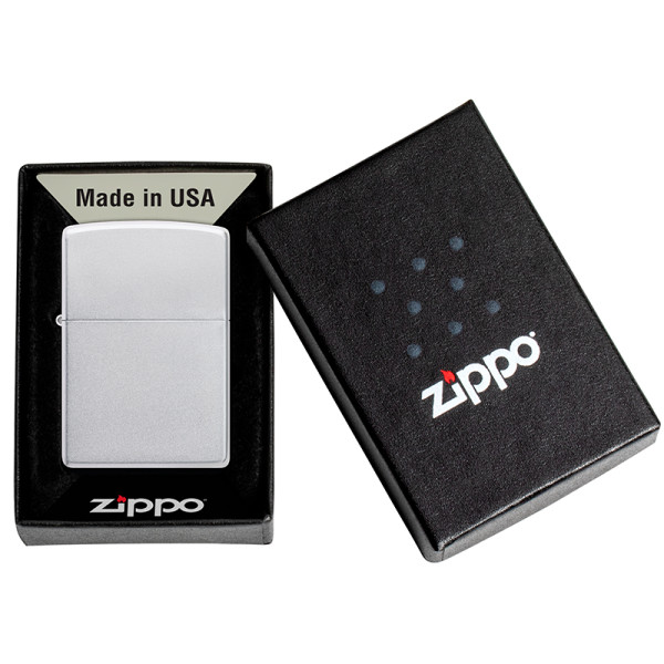 ENCENDEDOR ZIPPO 205 REG. SATIN CHROME