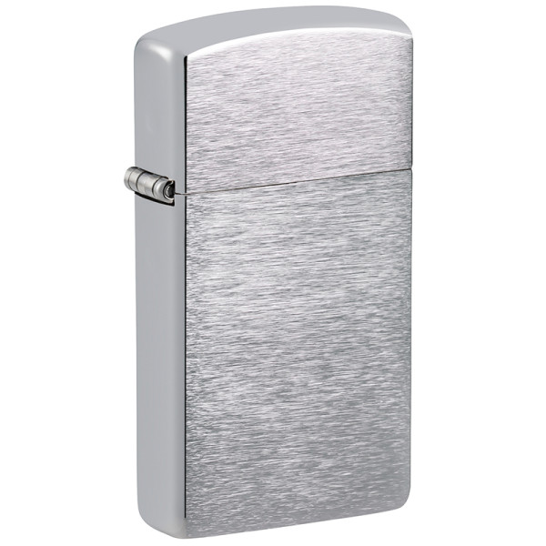 ENCENDEDOR ZIPPO SLIM BRUSHED CHROME