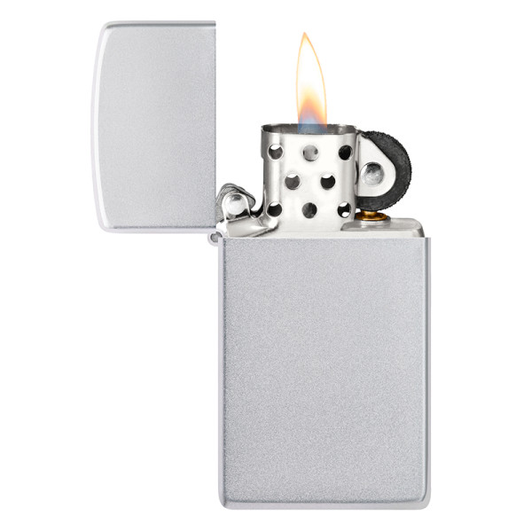 ENCENDEDOR ZIPPO SLIM REG. SATIN CHROME