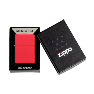 ENCENDEDOR ZIPPO PL233ZL RED MATE ZIPPO LOGO 2