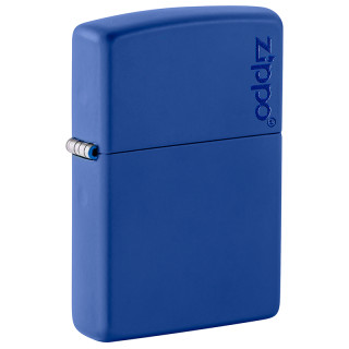 ENCENDEDOR ZIPPO ROYAL BLUE MATTE WITH ZIPPO LOGO